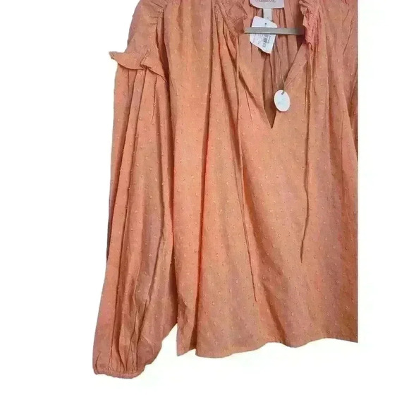 Cleobella Phoenix Blouse in Coral Size Small NEW! - Picture 6 of 8
